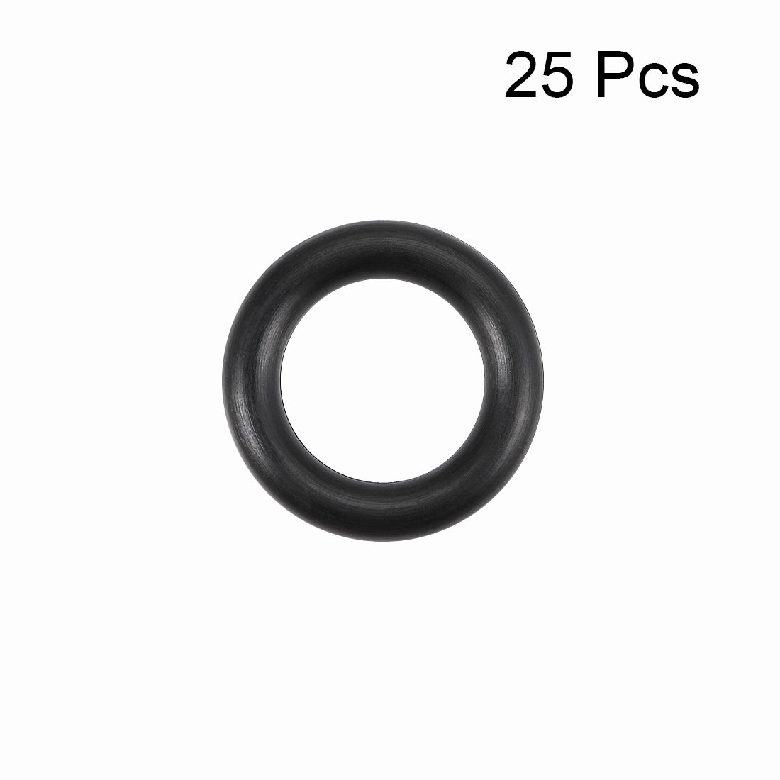Harfington O-Rings Nitrile Rubber Inner Dia Width Seal Gasket 25Pcs
