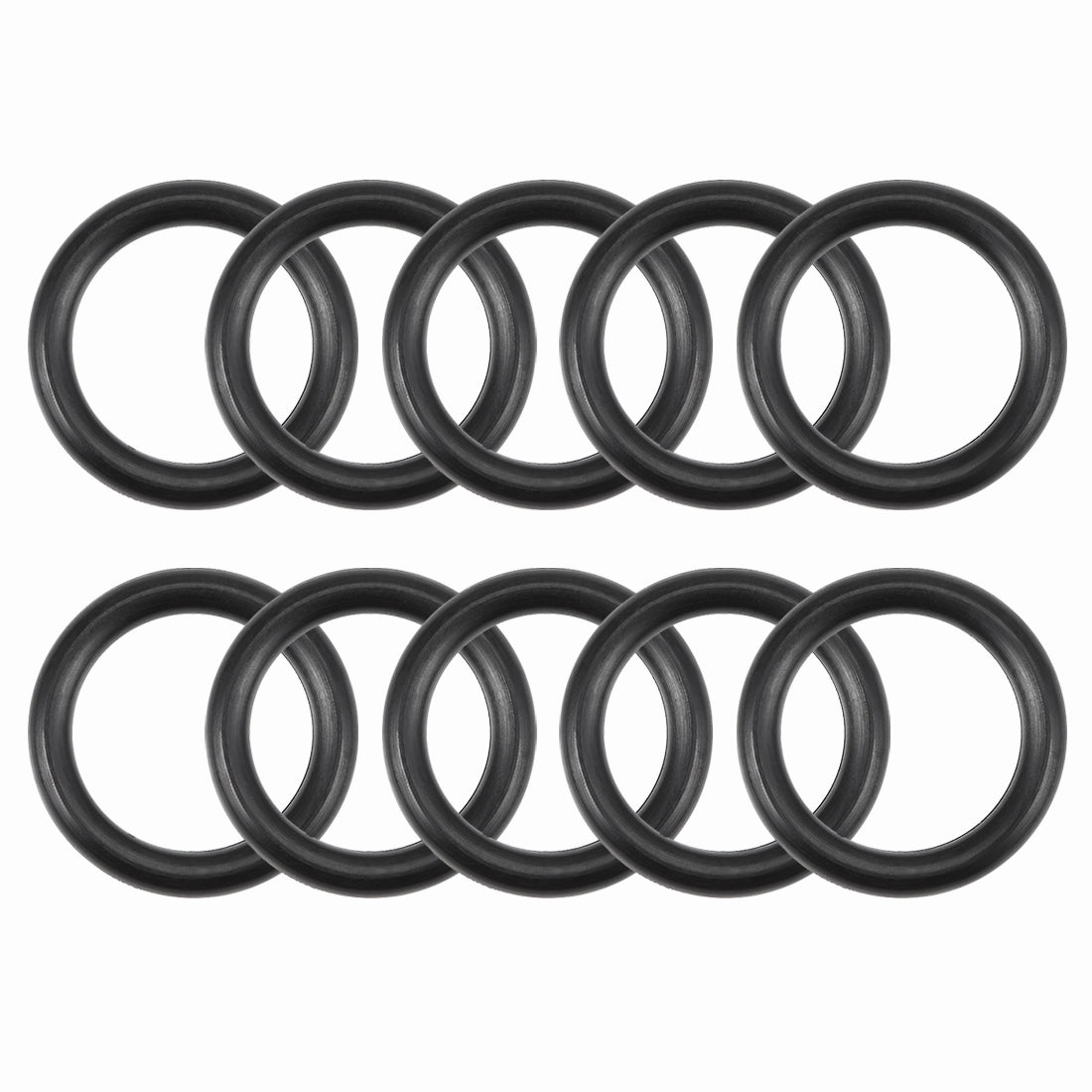 Harfington 10 Piece of O-Rings Nitrile Rubber Inner Dia Width Seal Gasket