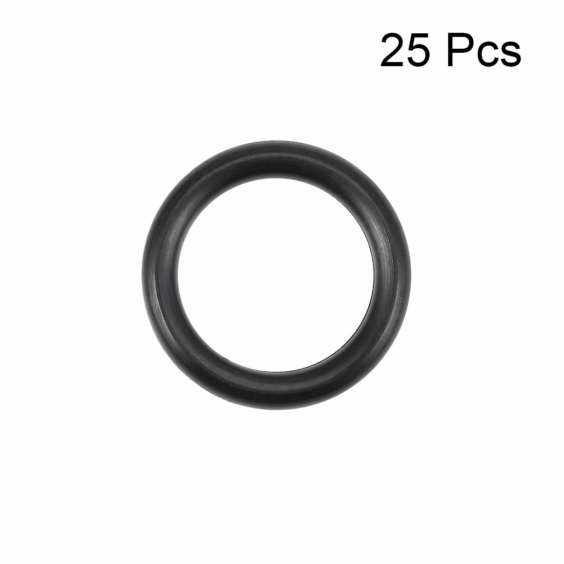 Harfington O-Rings Nitrile Rubber Inner Dia Width Seal Gasket 25Pcs