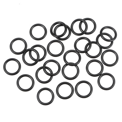 Harfington O-Rings Nitrile Rubber Inner Dia Width Seal Gasket 25Pcs