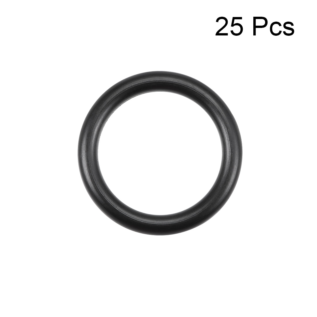 Harfington O-Rings Nitrile Rubber Inner Dia Width Seal Gasket 25Pcs
