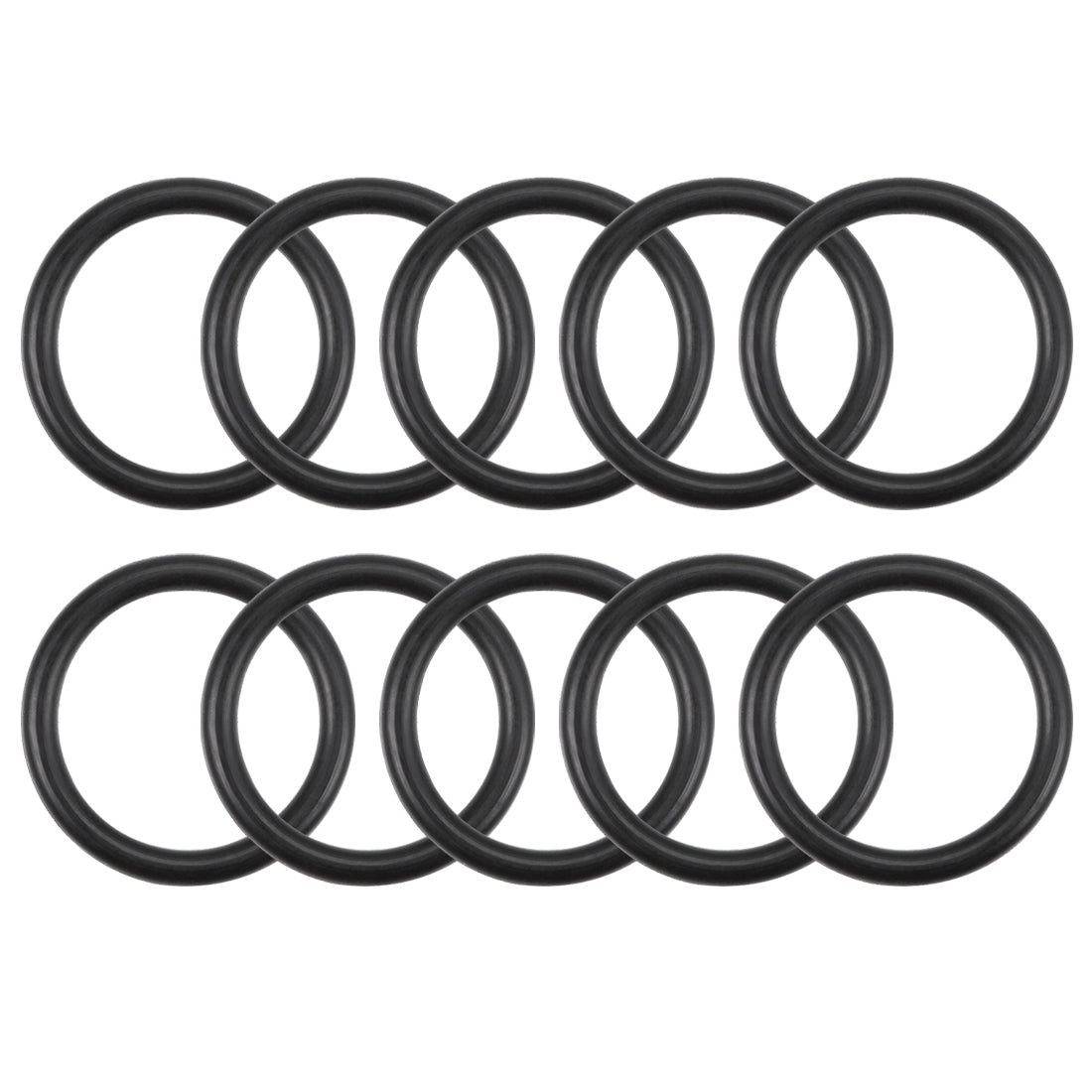 Harfington 10 Piece of O-Rings Nitrile Rubber Inner Dia Width Seal Gasket