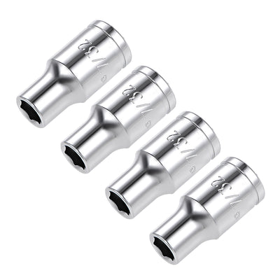 Harfington Square Drive SAE 6-Point Shallow Socket, Cr-V Steel