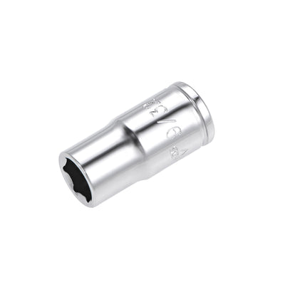 Harfington Square Drive 6-Point Shallow Socket Kit SAE, Cr-V Steel