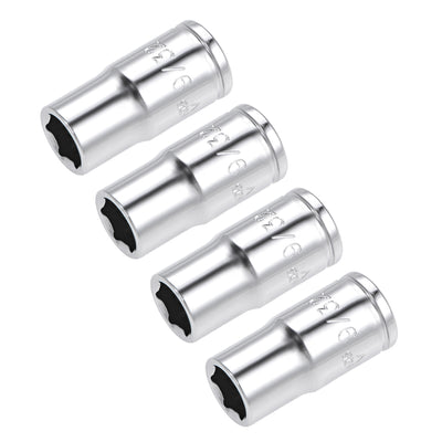 Harfington Square Drive SAE 6-Point Shallow Socket, Cr-V Steel