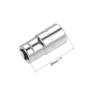 Harfington Square Drive SAE 6-Point Shallow Socket, Cr-V Steel