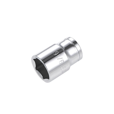 Harfington Square Drive SAE 6-Point Shallow Socket, Cr-V
