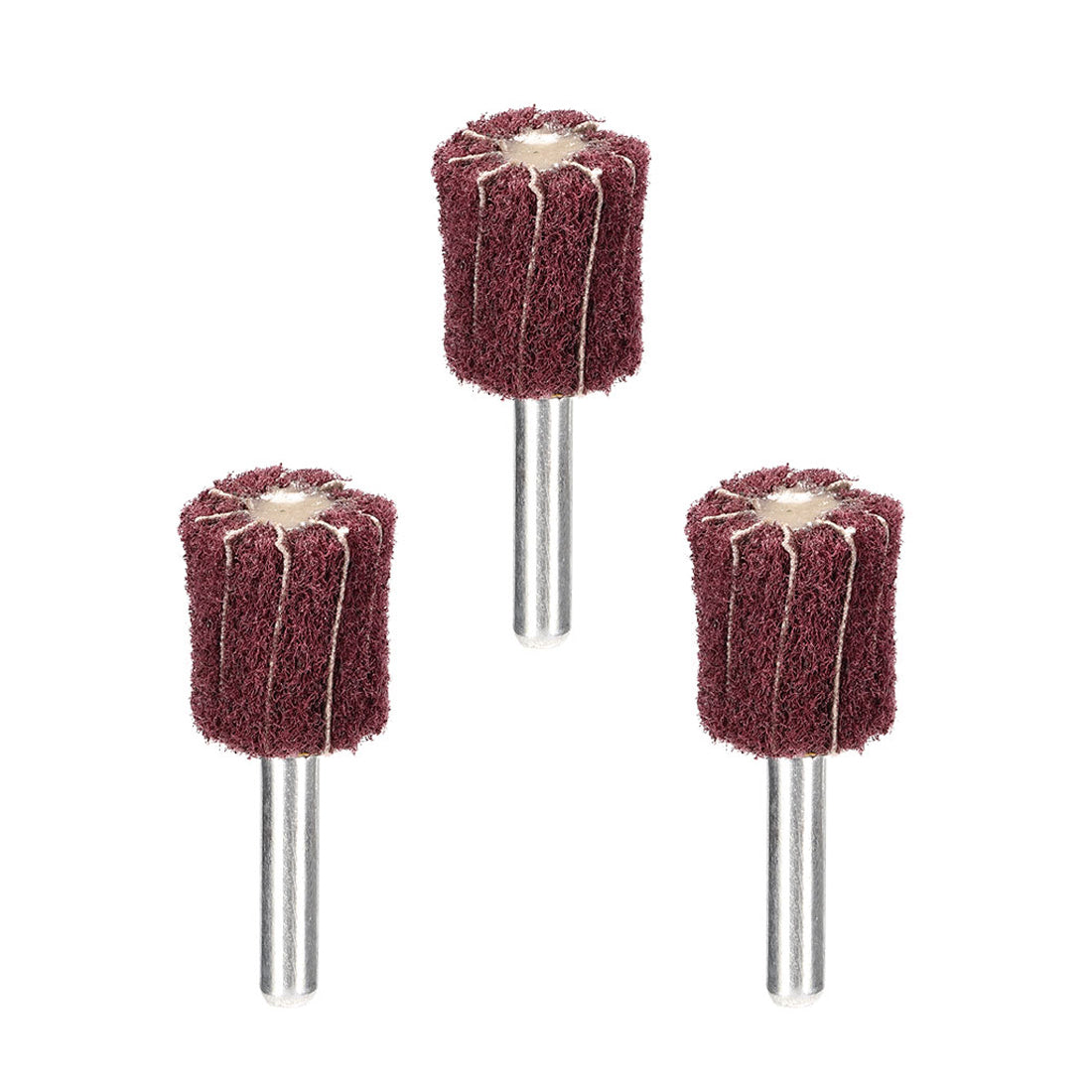 Harfington 6mm Shank Mounted Flap Wheels Buffing Polishing Wheels 3pcs