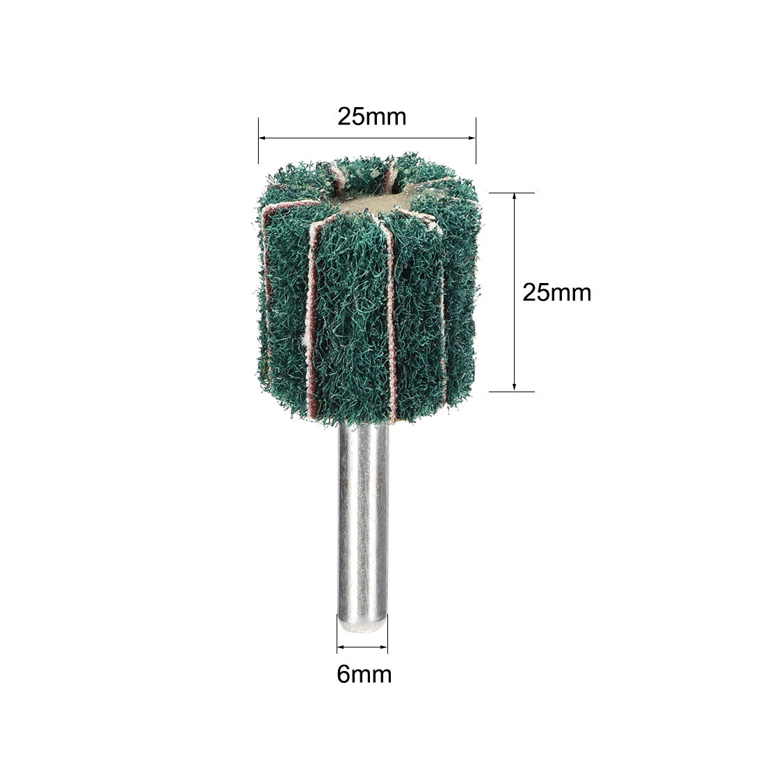 Harfington Mounted Flap Wheels Buffing Polishing Wheels 3pcs