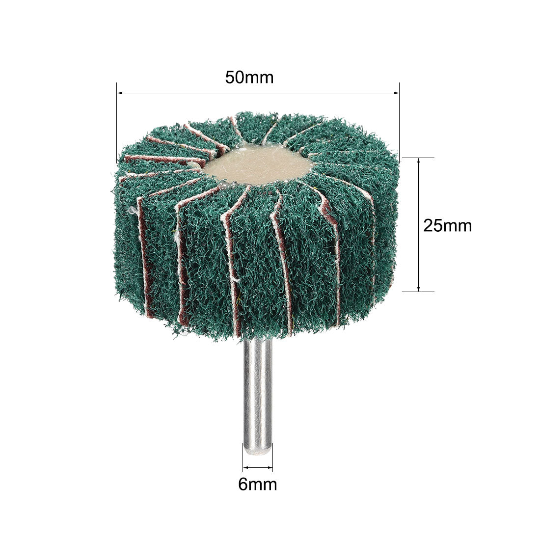 Harfington Mounted Flap Wheels Buffing Polishing Wheels 3pcs