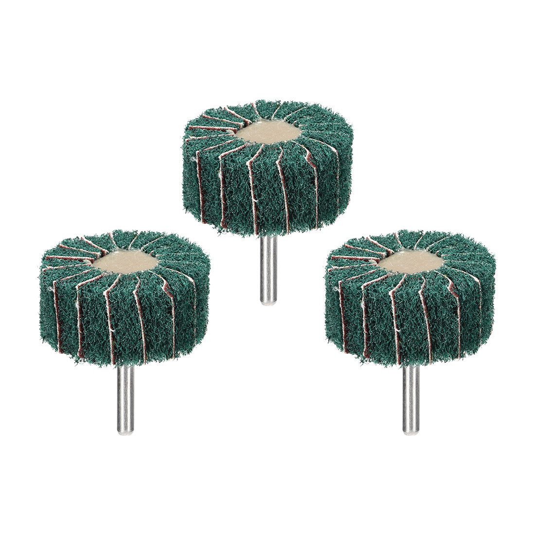 Harfington Mounted Flap Wheels Buffing Polishing Wheels 3pcs