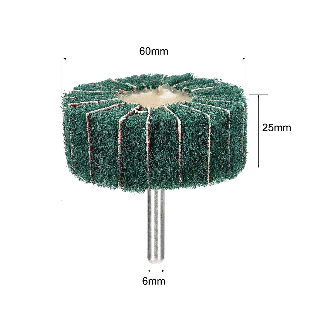 Harfington Mounted Flap Wheels Buffing Polishing Wheels 3pcs