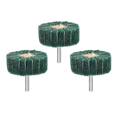 Harfington Mounted Flap Wheels Buffing Polishing Wheels 3pcs