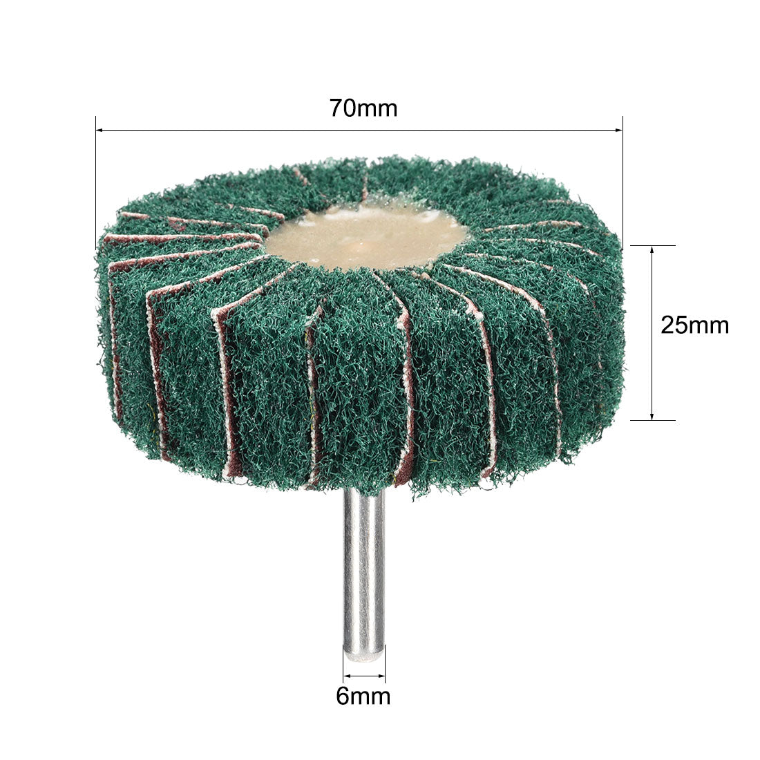Harfington Shank Mounted Flap Wheel Buffing Polishing Wheel
