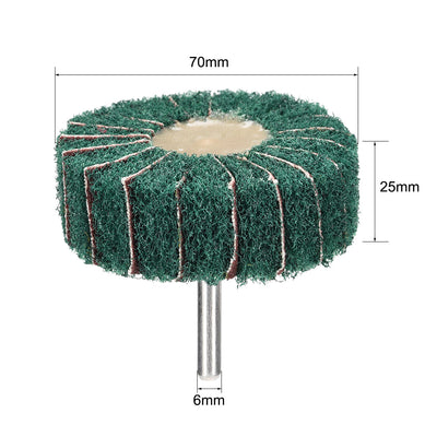 Harfington Shank Mounted Flap Wheel Buffing Polishing Wheel