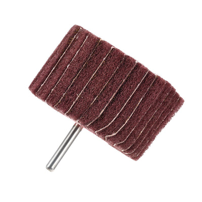 Harfington Shank Mounted Flap Wheel Buffing Polishing Wheel Red