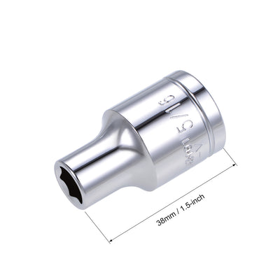 Harfington Square Drive 6-Point Shallow Socket, Cr-V