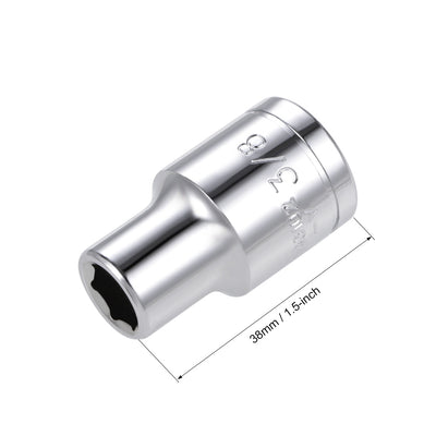 Harfington Square Drive 6-Point Shallow Socket, Cr-V