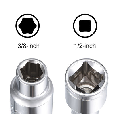 Harfington Square Drive 6-Point Shallow Socket, Cr-V