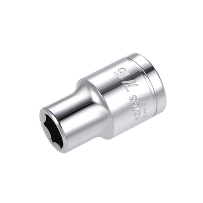 Harfington Square Drive 6-Point Shallow Socket, Cr-V