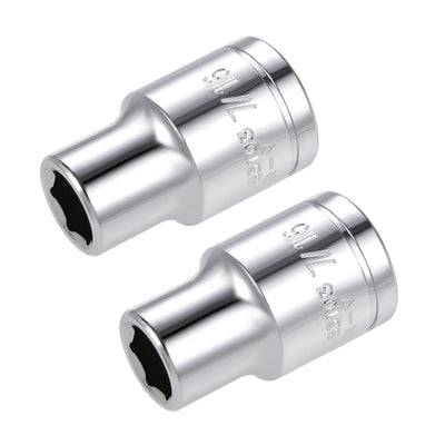 Harfington Square Drive 6-Point Shallow Socket SAE, Cr-V