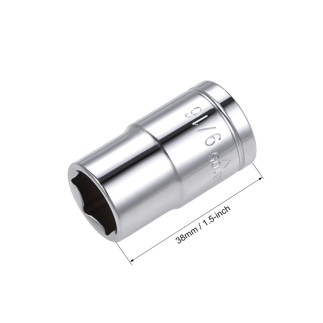 Harfington Square Drive 6-Point Shallow Socket, Cr-V