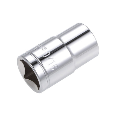 Harfington Square Drive 6-Point Shallow Socket, Cr-V