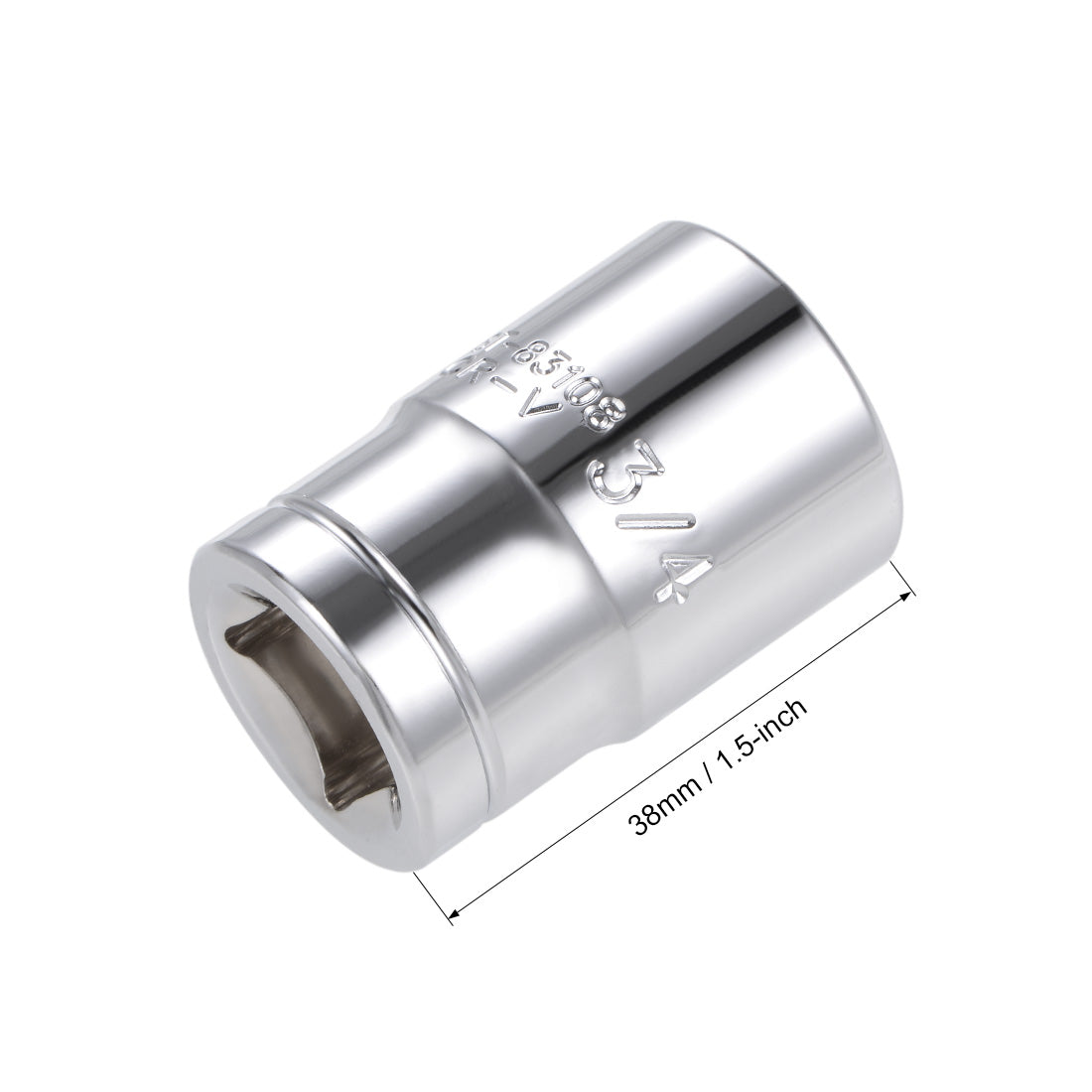 Harfington Square Drive 6-Point Shallow Socket SAE, Cr-V