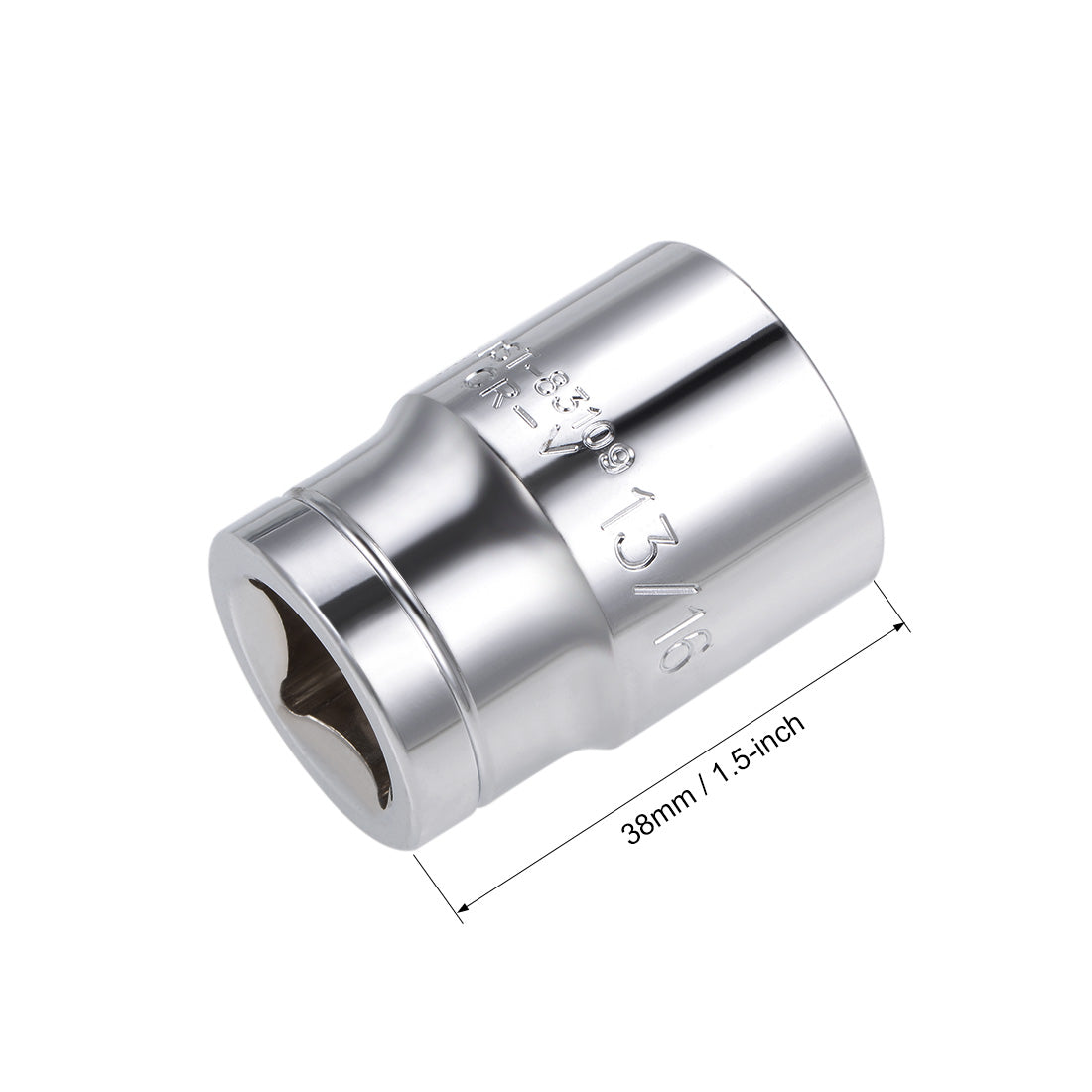Harfington Square Drive 6-Point Shallow Socket, Cr-V