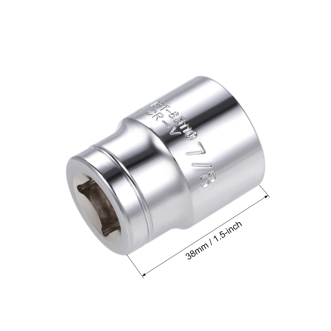 Harfington Square Drive 6-Point Shallow Socket, Cr-V