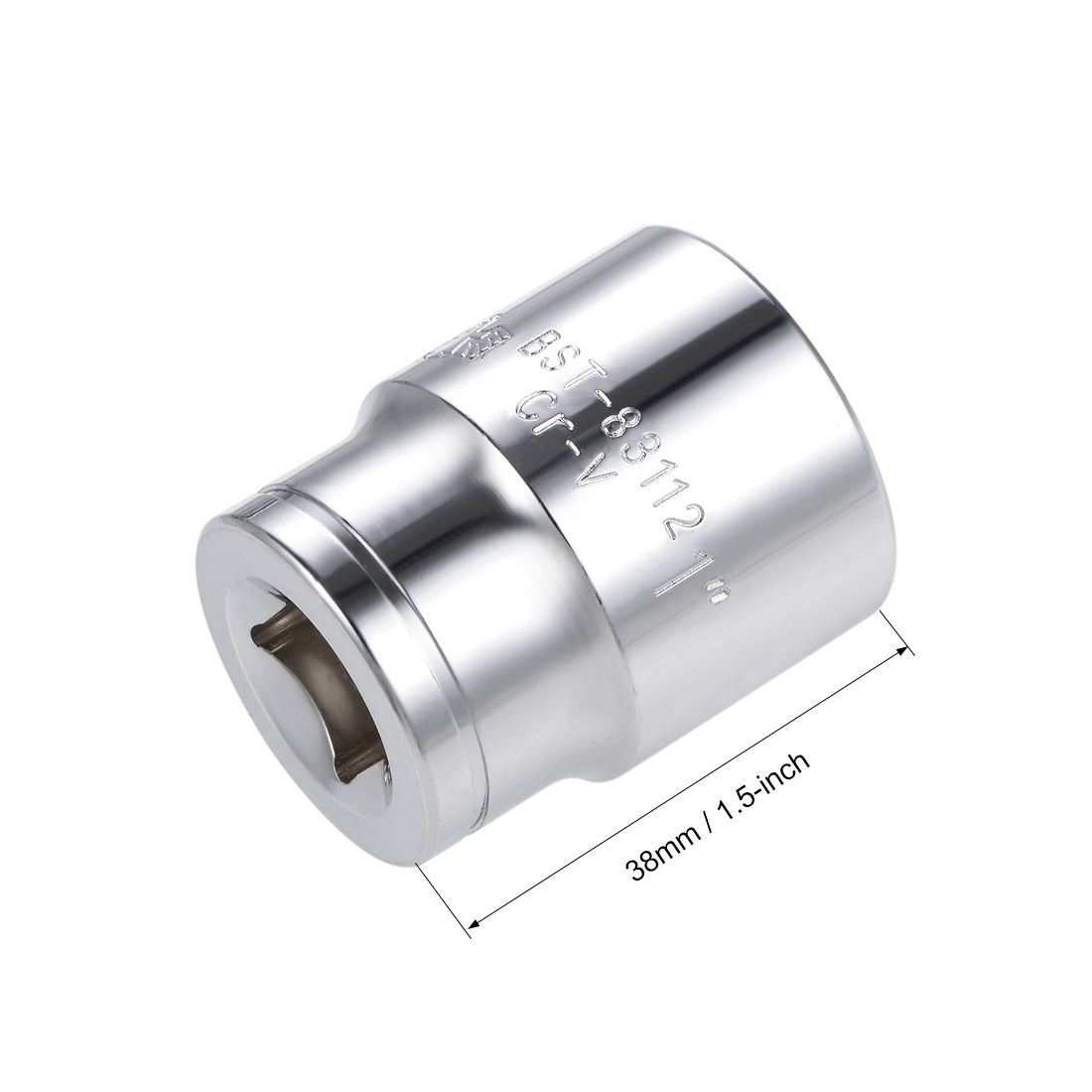 Harfington Square Drive 6-Point Shallow Socket, Cr-V