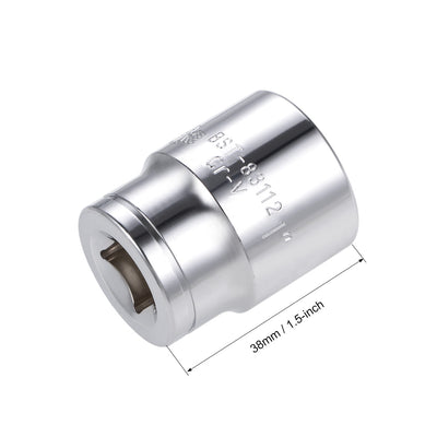 Harfington Square Drive 6-Point Shallow Socket, Cr-V