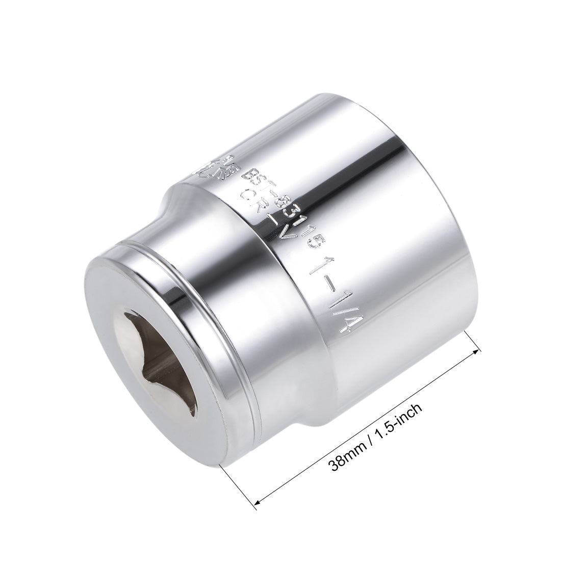 Harfington Square Drive 6-Point Shallow Socket, Cr-V