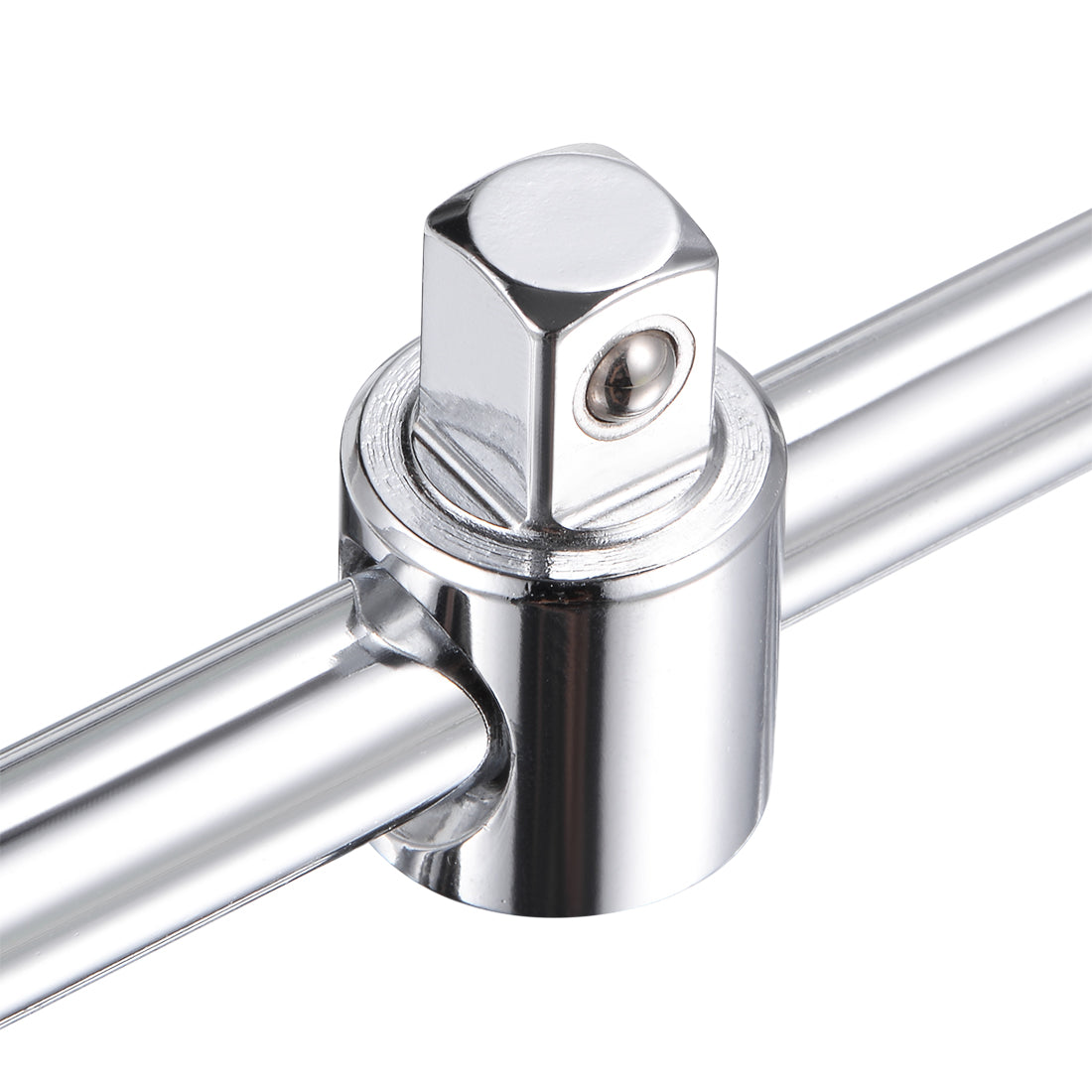 Harfington 2 Pcs 3/8" Drive Sliding Wrench Breaker Bar T-Handle Socket Hand Tool