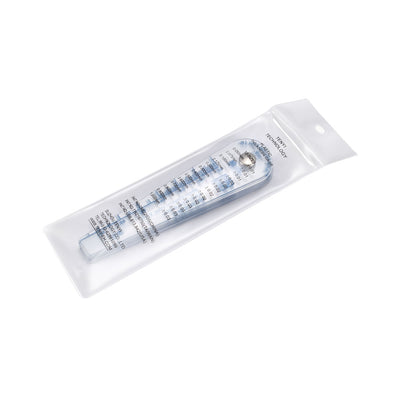 Harfington Metric Thickness Feeler Gauge 0.05-1mm 13 Blade Plastic Measuring Tool for Gap Width