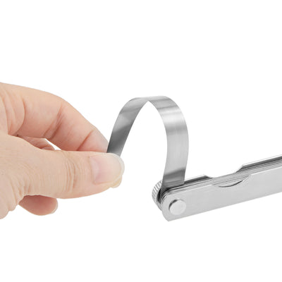 Harfington Metric Thickness Feeler Gauge 0.05-1mm 20 Blades Mn Steel Measuring Tool for Gap Width