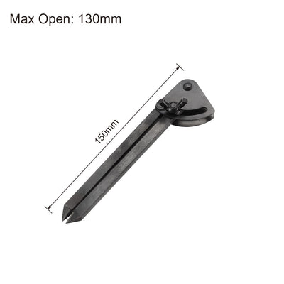 Harfington Positioning Divider Compass 150mm 6 Inch Spring Industrial Marking Gauge Tool Steel