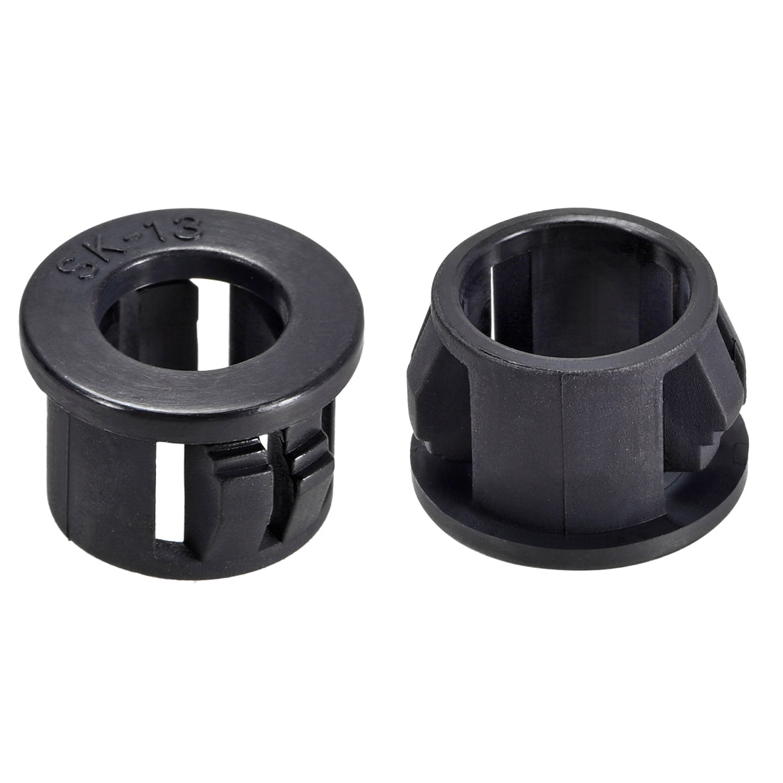 Harfington 13mm Mounted Dia Snap in Cable Hose Bushing Grommet Protector Black 50pcs