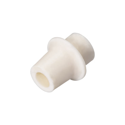 Harfington 18-22mm Beige Drilled Silicone Stopper Plugs for Flask Test Tube Stopper
