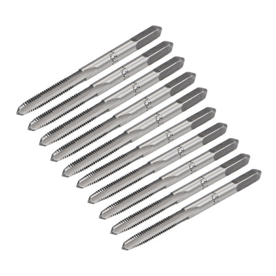 Harfington Metric Hand Tap M3 Thread 0.5 Pitch 3 Straight Flutes H2 High Speed Steel 5 Pairs
