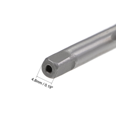 Harfington Metric Hand Tap 3 Straight Flutes High Speed Steel 5 Pairs