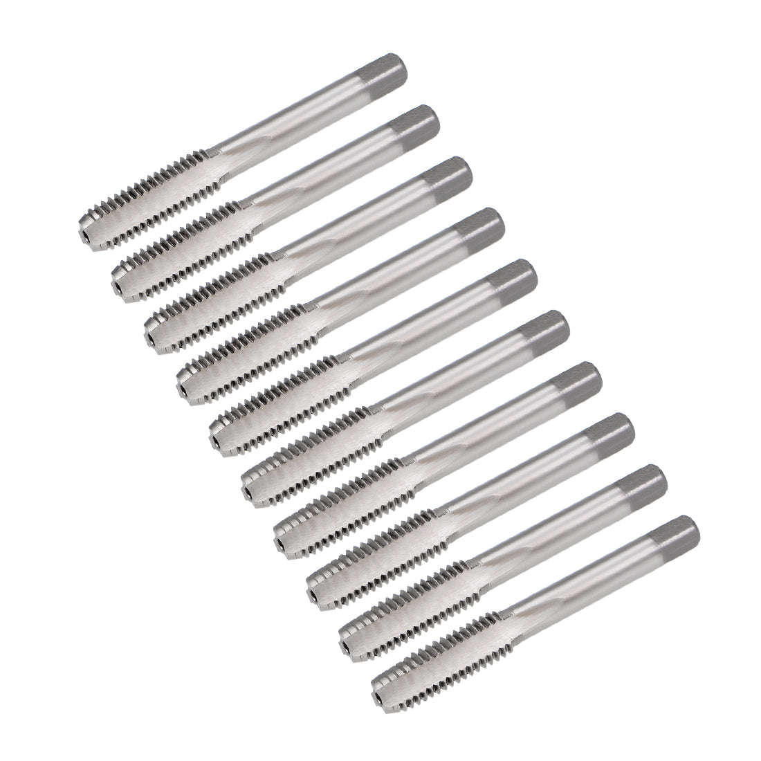 Harfington Metric Hand Tap 3 Straight Flutes High Speed Steel 5 Pairs