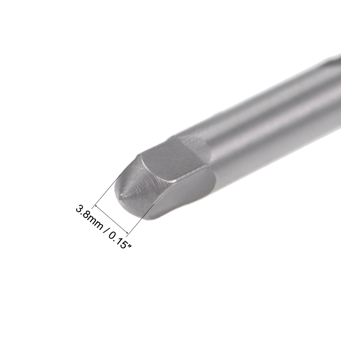 Harfington Metric Hand Tap M5 Thread 0.8 Pitch 3 Straight Flutes High Speed Steel 1 Pair