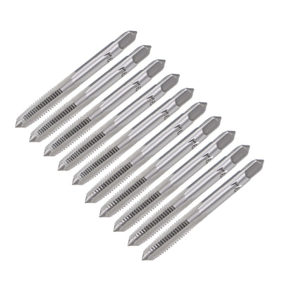 Harfington Metric Hand Tap M6 Thread 1 Pitch 3 Straight Flutes High Speed Steel 5 Pairs