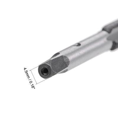 Harfington Metric Hand Tap 3 Straight Flutes High Speed Steel 5 Pairs