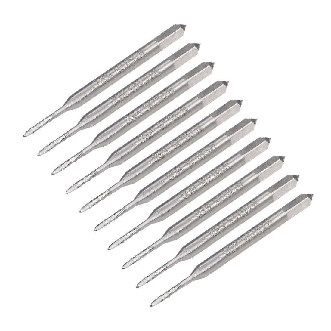 Harfington Metric Machine Tap 3 Straight Flutes High Speed Steel 10pcs