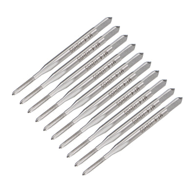 Harfington Metric Machine Tap 3 Straight Flutes High Speed Steel 10pcs