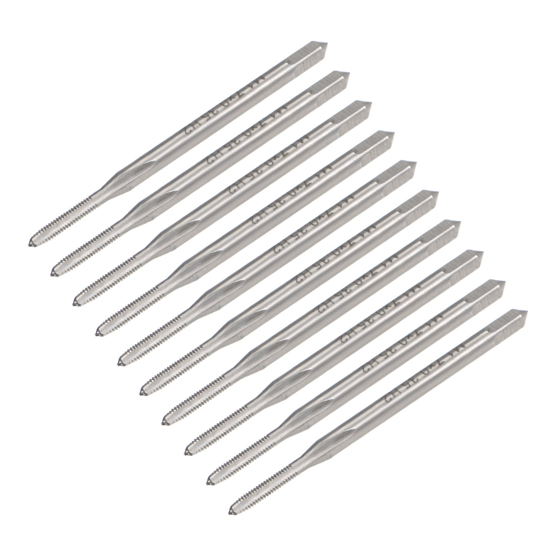Harfington Metric Machine Tap 3 Straight Flutes High Speed Steel 10pcs