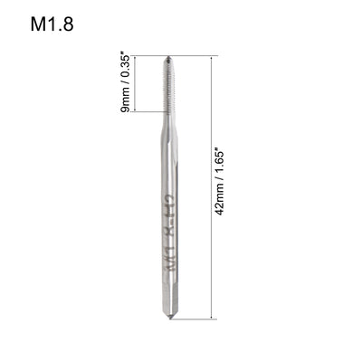 Harfington Metric Machine Tap 3 Straight Flutes High Speed Steel 10pcs
