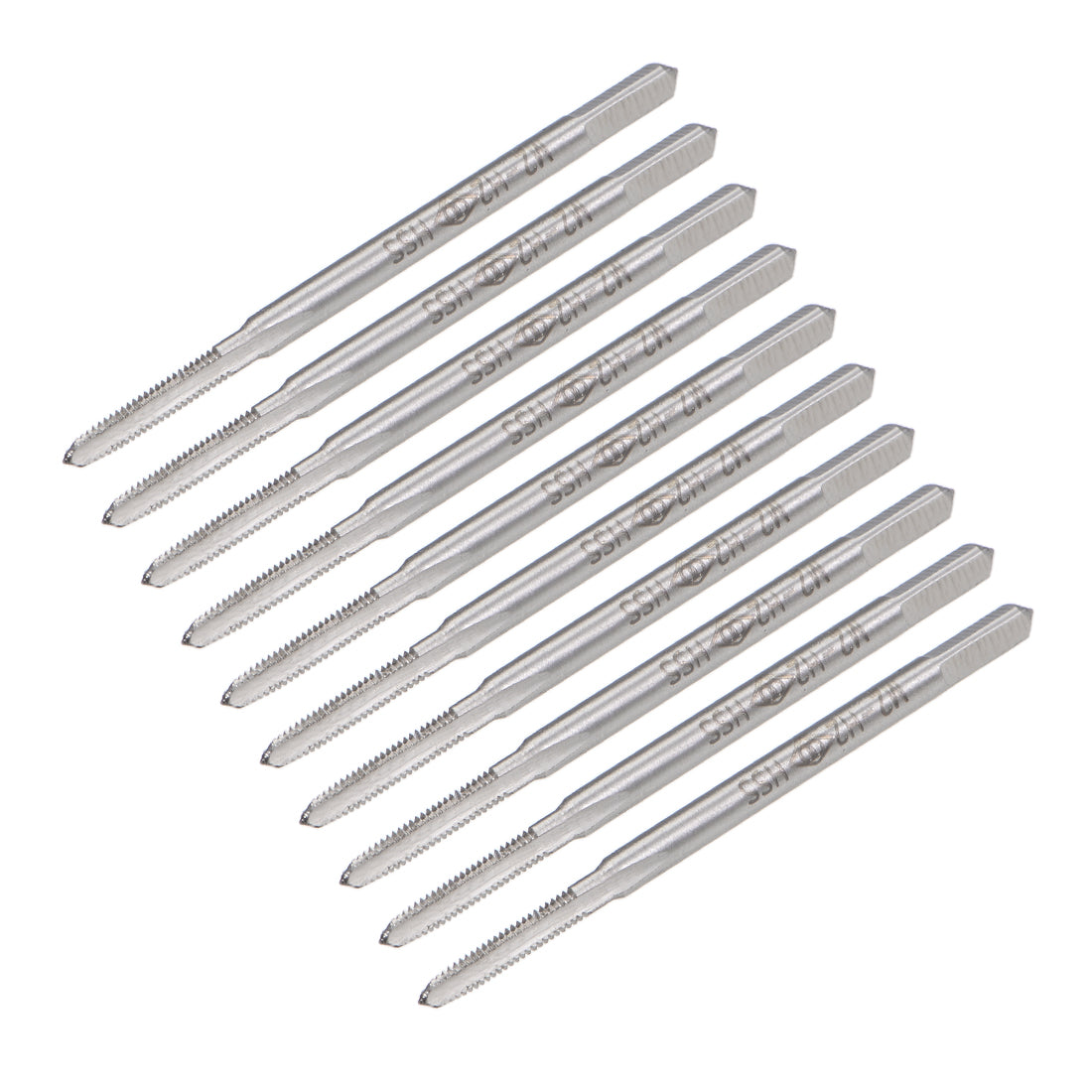 Harfington Metric Machine Tap 3 Straight Flutes High Speed Steel 10pcs